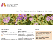 Tablet Screenshot of kg-baetterkinden.ch